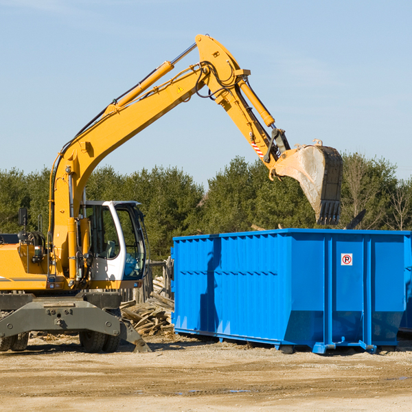 are there any restrictions on where a residential dumpster can be placed in Wyoming